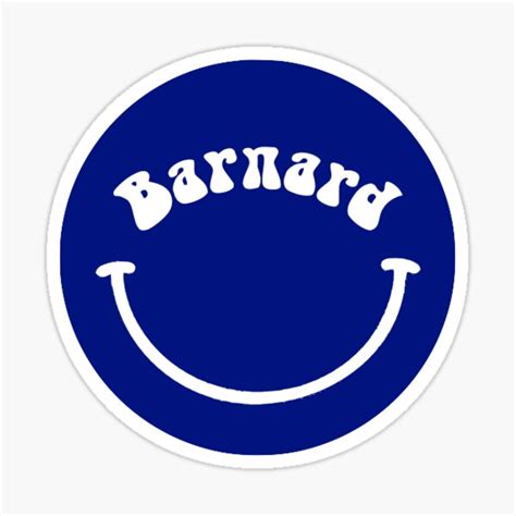 Barnard Smile Sticker For Sale By Lexi Vm5 Redbubble