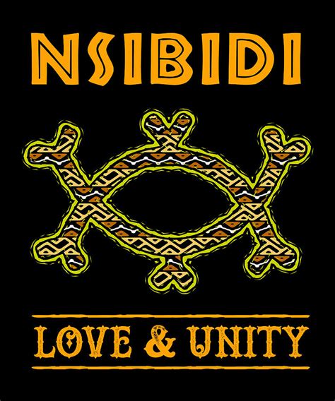 Nsibidi African Tribal Symbol Black History Month Digital Art By Lance