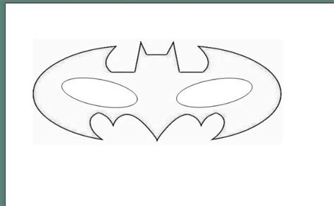 5 Best Images Of Printable Batman Mask Pattern Make Your Own Batman