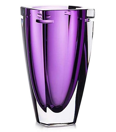 Waterford W Crystal 10 Vase Heather Purple New In Box Waterford Contemporary Crystal Vase