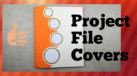 Beautiful File Covers L Decorate Project File L Easy File Decoration 2