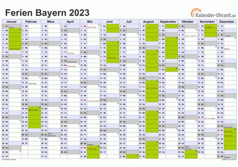 Vervollständigen sie die kalender mit pdf und fügen sie ihren terminen oder veranstaltungen. Ferien Bayern 2023 - Ferienkalender zum Ausdrucken