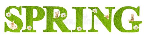 Spring Letters Stock Photo Image Of Plant Gardening 38381984