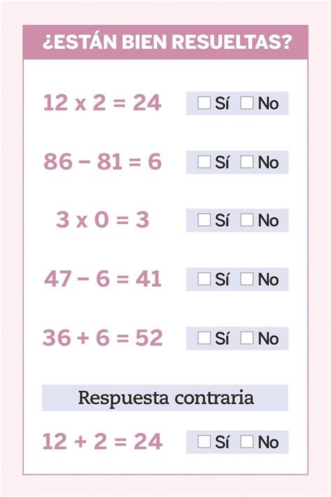 Start studying ejercicios matemáticos en español. 6 ejercicios para comprobar tu memoria y agilidad mental