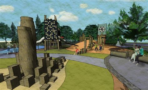 City Themed Accessible Playground Earthscape Play