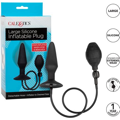 Silicone Inflatable Butt Plug By Calexotics Large