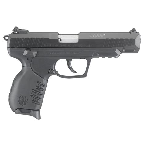 Ruger Sr22 Rimfire Semi Automatic Pistol New Firearm Caliber 22 Long