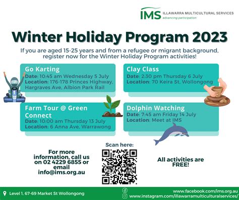 Winter Holiday Program 2023 Illawarra Multicultural Services