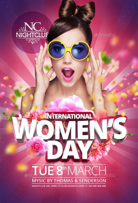 International Womens Day Flyer Template By Raildesigner Graphicriver
