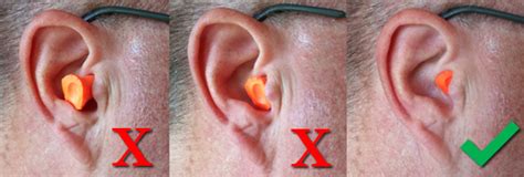 The Right Way To Wear Soft Foam Ear Plugs Online Safety Trainer