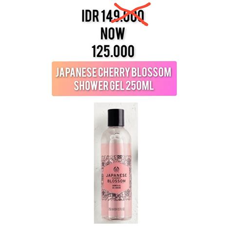 The Body Shop Japanese Cherry Blossom Shower Gel Ml Shopee Philippines