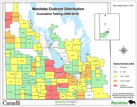 Map Of The Week Clubroot In Manitoba The Canola Council Of Canada