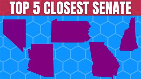 Top 5 Closest Senate Races Youtube