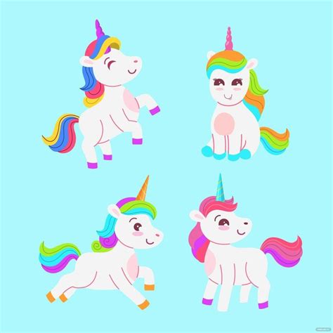 Cute Baby Animated Unicorns