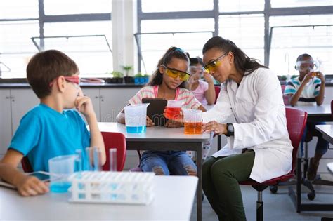 Teaching Chemistry Science Stock Image Image Of Happy 119464677