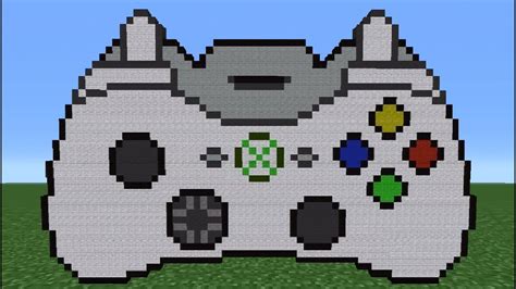 Pixel Art Xbox 360 Controller Dessin Facile Modèle Difficile Jeux