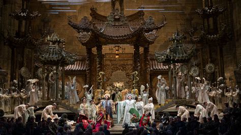 Review The Mets Turandot Strongly Sung Garishly Staged The New