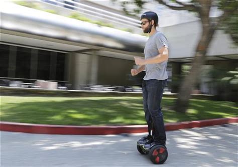 Riding Segways Hoverboard Is Like Skiing On Las Streets