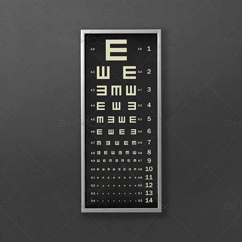 About This Eye Catching Eye Chart Is A Dazzling Work Of Art For As Far