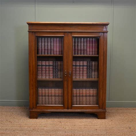 Quality Antique Victorian Oak Glazed Bookcase Antiques World