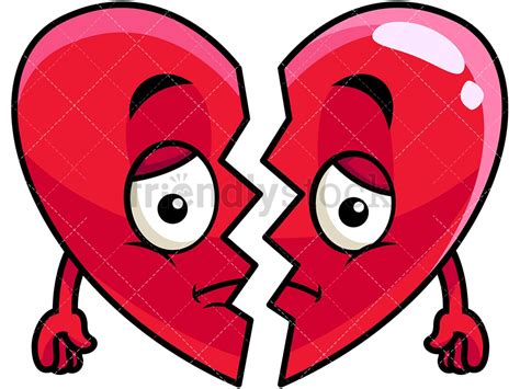 Broken Heart Emoji No Background Use It In Your Personal Projects Or