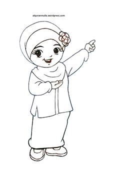 Pecinta ibu2 berkerudung ceruti/sipon/paris retweeted. gambar kartun muslimah untuk mewarna - Google Search ...