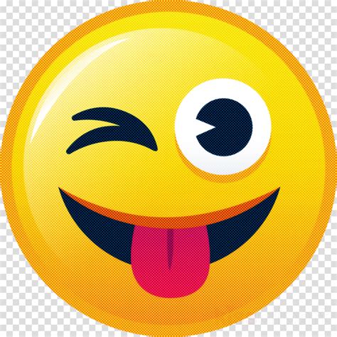 Emoji Clipart Smiley Emoji Wink Transparent Clip Art