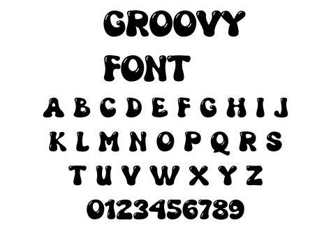 Buy Groovy Font Svg Retro Alphabet Svg Vintage Font Svg Groovy Online