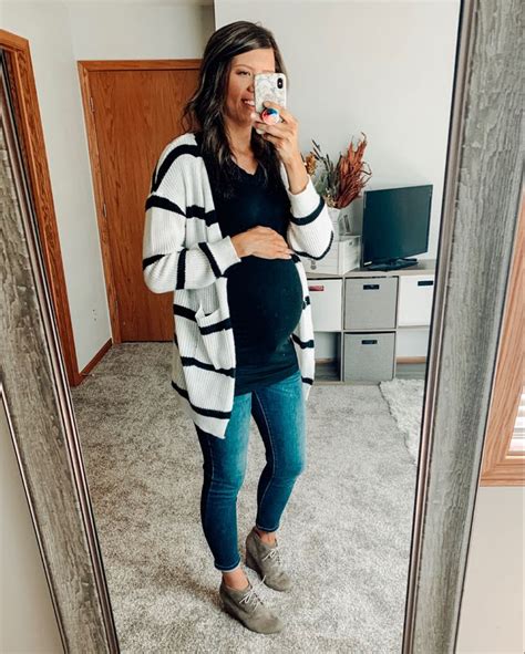 Fall Bump Friendly Outfits In 2023 Comfy Maternity Outfits Fall