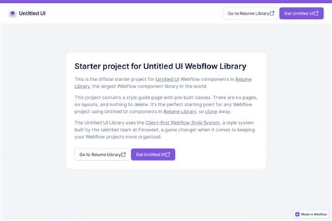Untitled Ui Library Style Guide Webflow