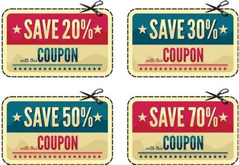 Sale Coupons Graphic Vector Free Download