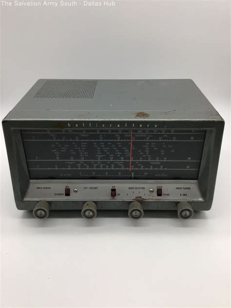 Vintage Hallicrafters Shortwave Ham Radio Receiver Tube S 38e Ebay