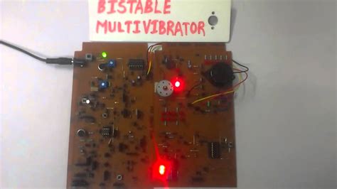 Bistable Multivibrator Using 555 Timer Ic Youtube
