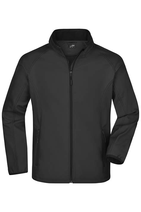 Men Mens Promo Softshell Jacket Blackblack Daiber