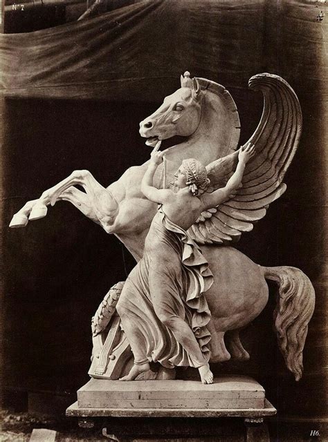 Fame Escorting Pegasus 1875 Statue Tattoo Pegasus Carpeaux Greek