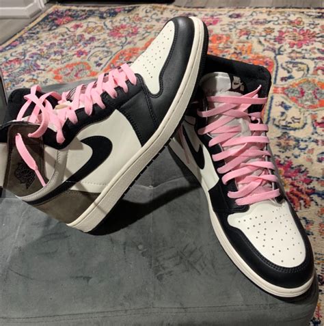 Pink Jordan 1 Replacement Shoelaces