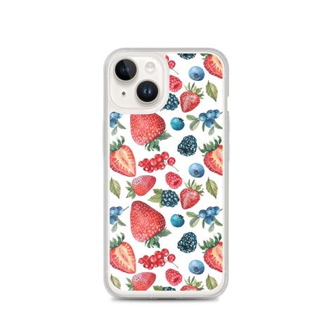 Strawberry Iphone Case Berries Phone Case Clear Phone Case For Iphone 7