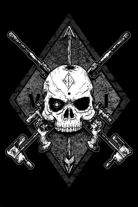 Sniper Skull By R4prolutions On Deviantart Skull Wallpaper Skull