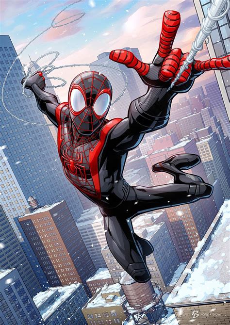Miles Morales Spider Man Ps5 By Patrickbrown Spiderman