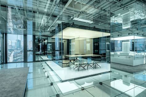 Glass Office Aim Architecture