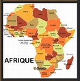 Carte Afrique - Plan - Géographie - Arts et Voyages