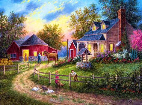 40 Country Living Wallpaper