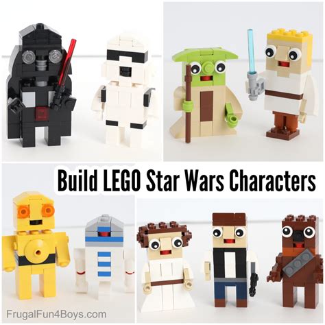 Build Lego Star Wars Mini Characters Frugal Fun For Boys And Girls