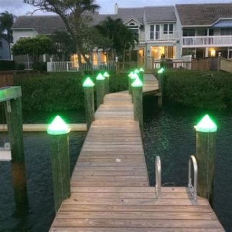 Benfive Lighting   LED Dock Piling Lights, Outdoor  