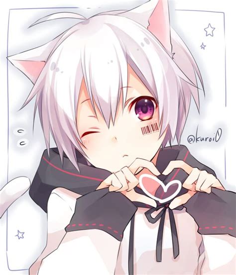 Pin By Rachamehdi On Boys Anime Neko Cute Anime Cat Anime Cat Boy