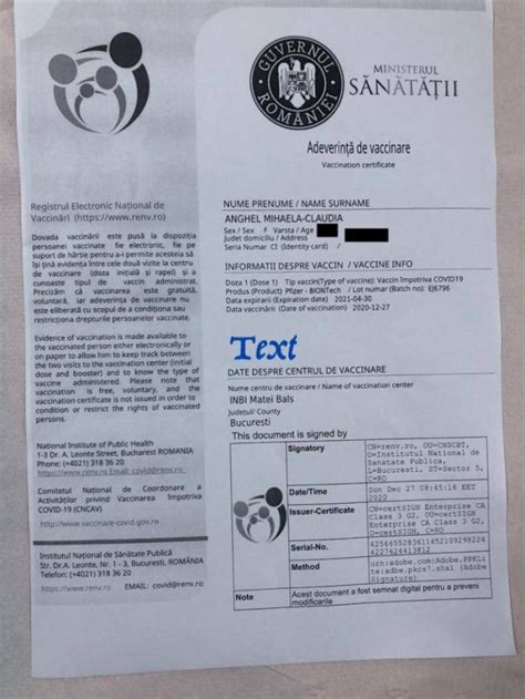 Procesul de vaccinare în românia. Adeverinta medicala pentru cei care se vaccineaza anti ...