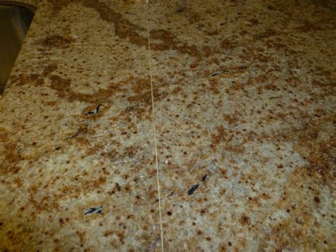 Kitchen countertops kitchen countertop materials: Just Installed Granite - How to hide seam? - House ...
