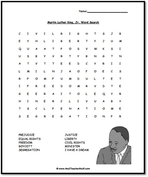 Martin Luther King Jr Worksheets I Have A Dream