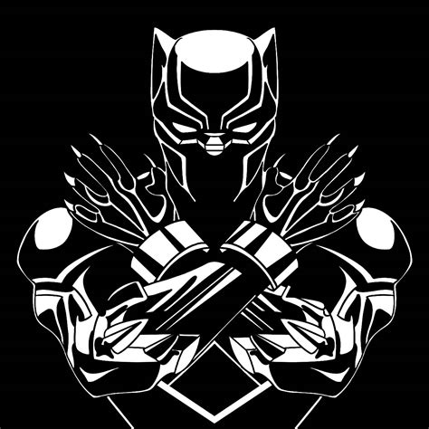 Black Panther Stencils Free Stencils And Template Cutout Printable