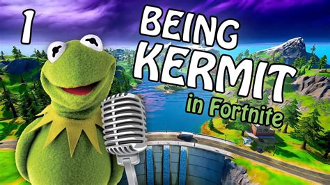 Voice Trolling As Kermit The Frog In Fortnite Funny Impressions Youtube